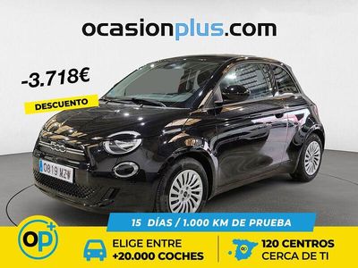 Negro Usado 2022 Fiat 500e Action Utilitario | 12.300 € (Precio justo)