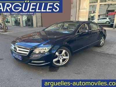 Usado Mercedes CLS350 306 CV (225 kW) 2014 Azul Berlina