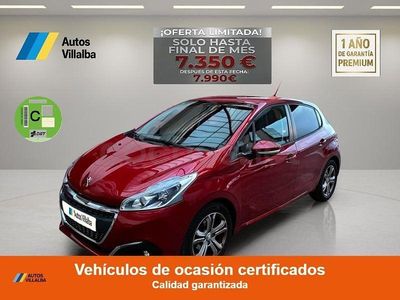 Usado Peugeot 208 Active 100 CV (73 kW) 2016 Granate Utilitario