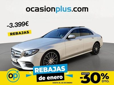 Gris plata Usado 2017 Mercedes E220 Berlina | 29.991 € (Precio justo)