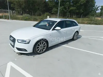 Usado Audi A4 S-Line 177 CV (130 kW) 2015 Blanco Familiar