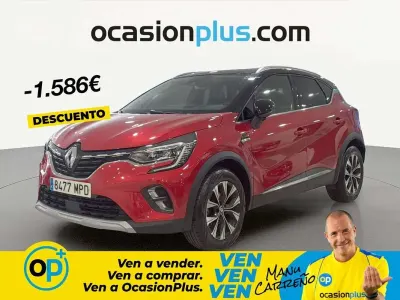 Usado Renault Captur Techno 91 CV (66 kW) 2024 Rojo SUV