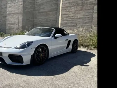Usado Porsche 718 Spyder 420 CV (308 kW) 2020 Blanco Descapotable