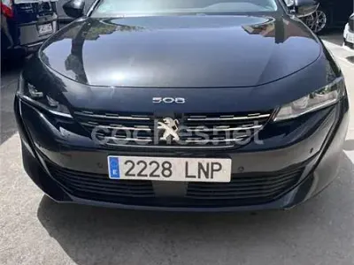 Usado Peugeot 508 Allure 130 CV (95 kW) 2021 Negro Berlina