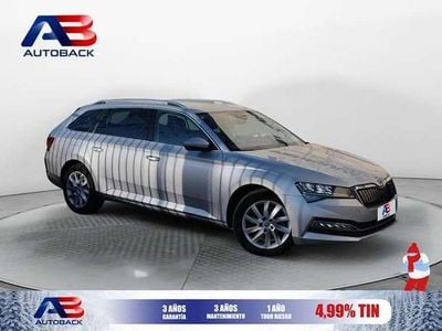 Usado Skoda Superb SportLine 218 CV (160 kW) 2020 Gris Familiar