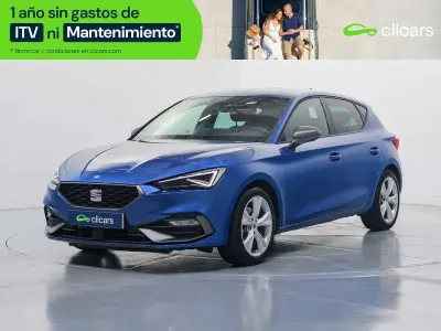Usado Seat Leon FR 116 CV (85 kW) 2025 Azul Utilitario