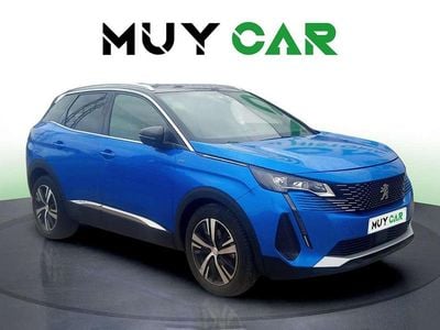 Usado Peugeot 3008 GT 131 CV (96 kW) 2021 Azul SUV