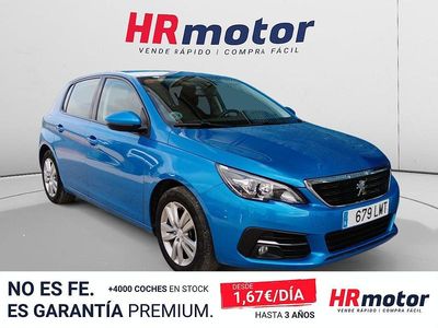 Usado Peugeot 308 Active 114 CV (83 kW) 2021 Azul Berlina