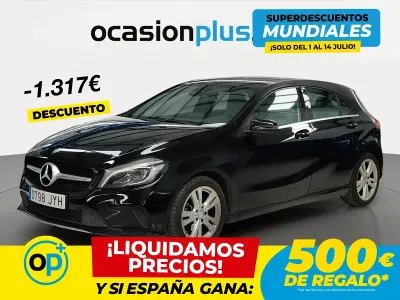 Usado Mercedes A200 136 CV (100 kW) 2017 Negro Utilitario