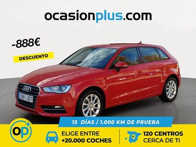 Rojo Usado 2015 Audi A3 Attraction Berlina | 11.990 € (Precio justo)