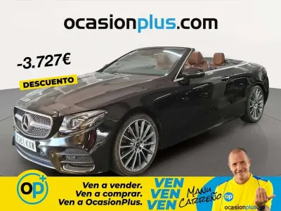 Usado Mercedes E220 AMG 194 CV (142 kW) 2019 Negro Descapotable