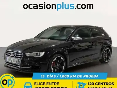 Usado Audi S3 Sportback 300 CV (220 kW) 2015 Negro Utilitario