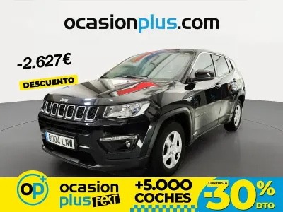 Usado Jeep Compass Longitude 130 CV (95 kW) 2021 Negro SUV