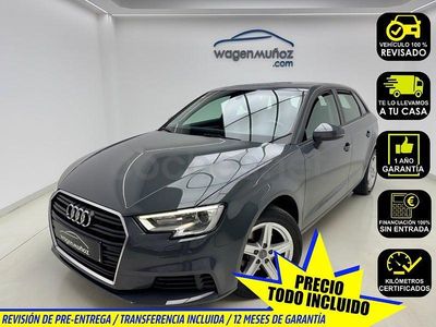 Usado Audi A3 116 CV (85 kW) 2020 Gris / plata Berlina