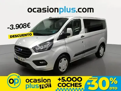 Usado Ford Transit Custom Trend 130 CV (95 kW) 2023 Gris Familiar