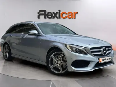 Usado Mercedes C220 AMG 170 CV (125 kW) 2016 Gris Familiar