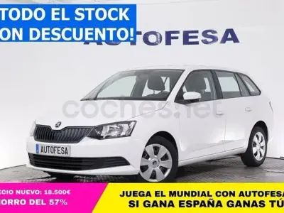 Usado Skoda Fabia Active 75 CV (55 kW) 2018 Blanco Familiar
