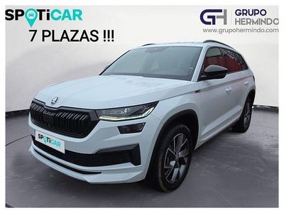 Usado Skoda Kodiaq SportLine 150 CV (110 kW) 2022 Blanco SUV