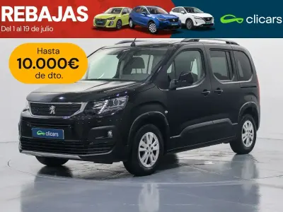 Usado Peugeot Rifter Allure 131 CV (96 kW) 2019 Negro Monovolumen