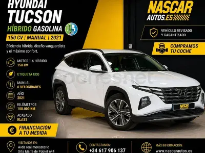 Usado Hyundai Tucson 150 CV (110 kW) 2021 Blanco SUV