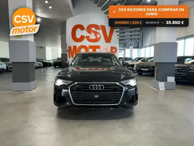 Usado Audi A6 Advanced 340 CV (250 kW) 2022 Negro Utilitario