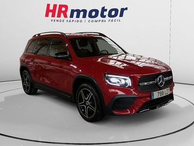 Rojo Usado 2022 Mercedes GLB200 AMG line SUV | 35.840 € (Precio justo)
