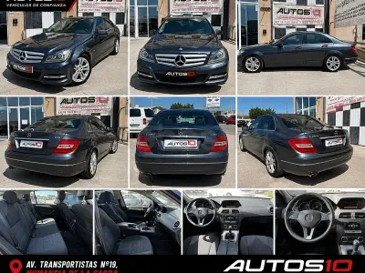 Usado Mercedes C200 Avantgarde 136 CV (100 kW) 2013 Gris / plata Berlina