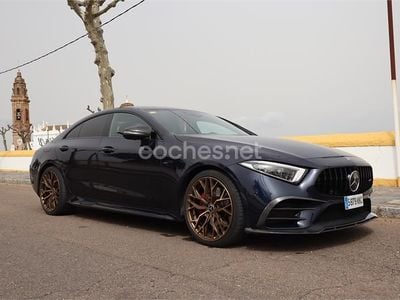 Usado Mercedes CLS450 389 CV (286 kW) 2018 Azul Berlina
