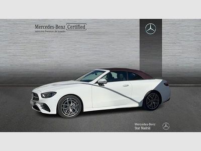 Blanco Usado 2021 Mercedes E220 AMG line Descapotable | 51.990 € (Caro)