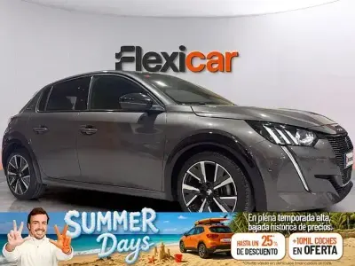 Usado Peugeot 208 GT 130 CV (95 kW) 2021 Gris Utilitario