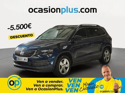 Usado Skoda Karoq Ambition 150 CV (110 kW) 2022 Azul SUV