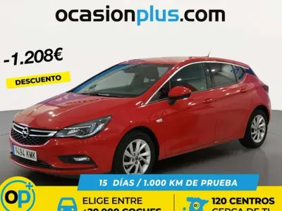 Brugt Opel Astra Dynamic 125 HK (91 kW) 2018 Rød Hatchback