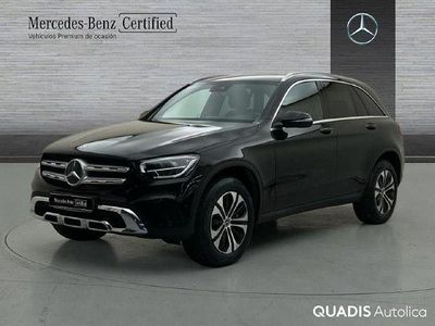 Usado Mercedes GLC300e Exclusive 320 CV (235 kW) 2022 Negro obsidiana