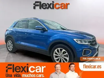 Usado VW T-Roc 110 CV (80 kW) 2023 Azul SUV