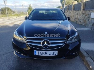 Käytetty Mercedes E200 Avantgarde 136 HP (100 kW) 2015 Musta Sedan