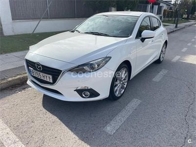 Usado Mazda 3 Style 150 CV (110 kW) 2014 Blanco Berlina