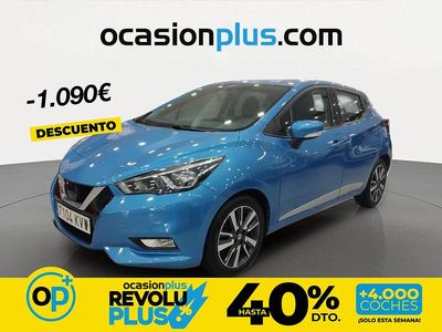 Usado Nissan Micra Acenta 90 CV (66 kW) 2019 Azul Utilitario