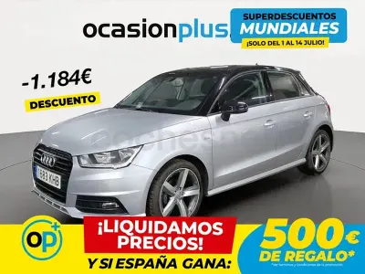 Usado Audi A1 Sportback S-Line 95 CV (69 kW) 2018 Gris / plata Utilitario
