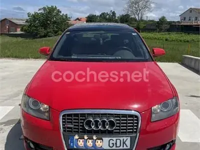 Usado Audi A3 Sportback Attraction 140 CV (102 kW) 2008 Rojo Utilitario