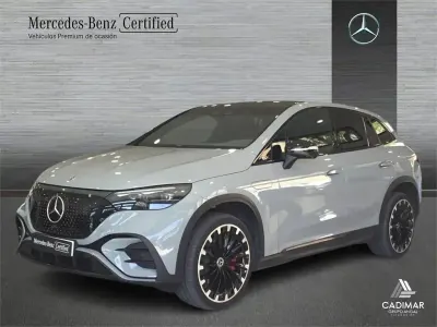 Usado Mercedes EQE500 Edition 300 kW (408 CV) 2024 Manufaktur gris alpino SUV