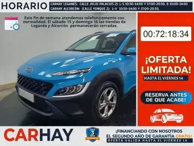 Usado Hyundai Kona 121 CV (88 kW) 2022 Azul SUV
