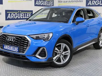 Usado Audi Q3 Advanced 150 CV (110 kW) 2020 Azul SUV