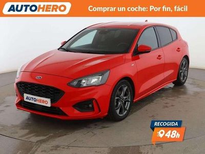 Usado Ford Focus ST-Line 125 CV (91 kW) 2019 Rojo Utilitario