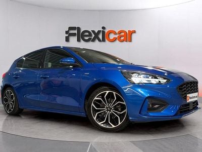 Usado Ford Focus ST-Line 125 CV (91 kW) 2019 Azul Berlina