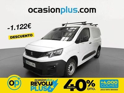 Usado Peugeot Partner Premium 98 CV (72 kW) 2021 Blanco Monovolumen
