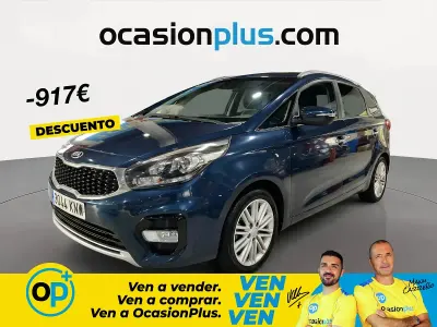 Usado Kia Carens 135 CV (99 kW) 2018 Azul Monovolumen