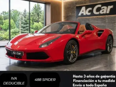 Usado Ferrari 488 669 CV (492 kW) 2017 Rojo Descapotable