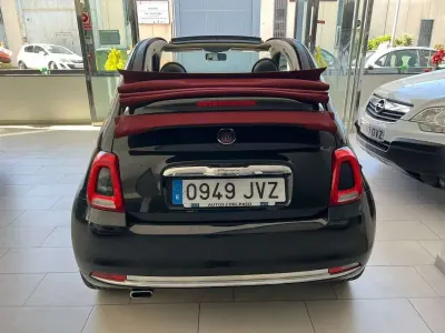 Usado Fiat 500C 69 CV (50 kW) 2016 Negro Descapotable