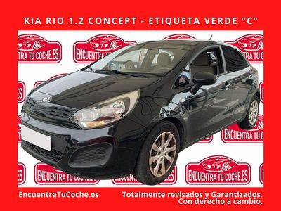 Usado Kia Rio 86 CV (63 kW) 2013 Negro Utilitario