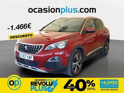 Usado Peugeot 3008 Allure 130 CV (95 kW) 2018 Rojo SUV
